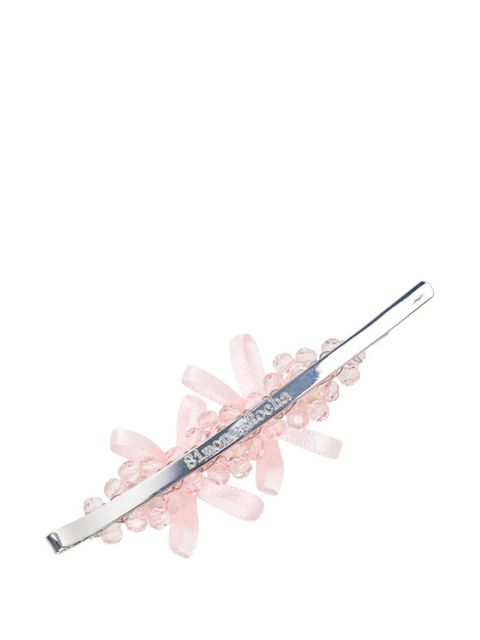 Simone Rocha bow flower hair clip - Pink - zdjęcie produktu nr 1