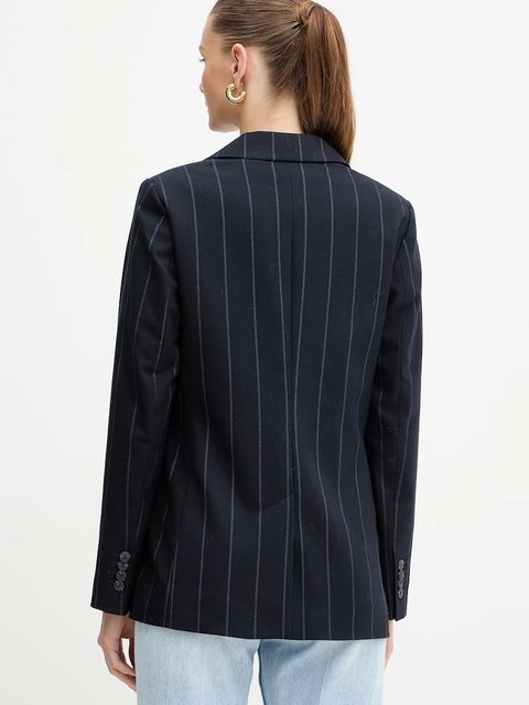 MAX&Co. marynarka kolor granatowy jednorzędowa wzorzysta 2526046033200 - zdjęcie produktu nr 2