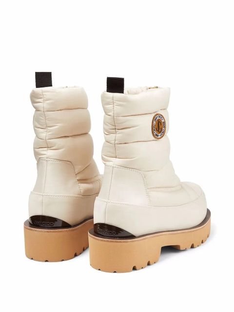 Jimmy Choo Kai padded boots - White