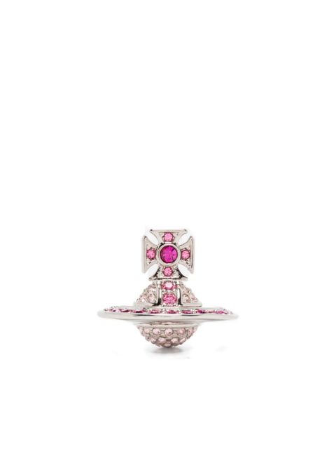 Vivienne Westwood orb crystal-embellished earrings - Silver - zdjęcie produktu nr 1