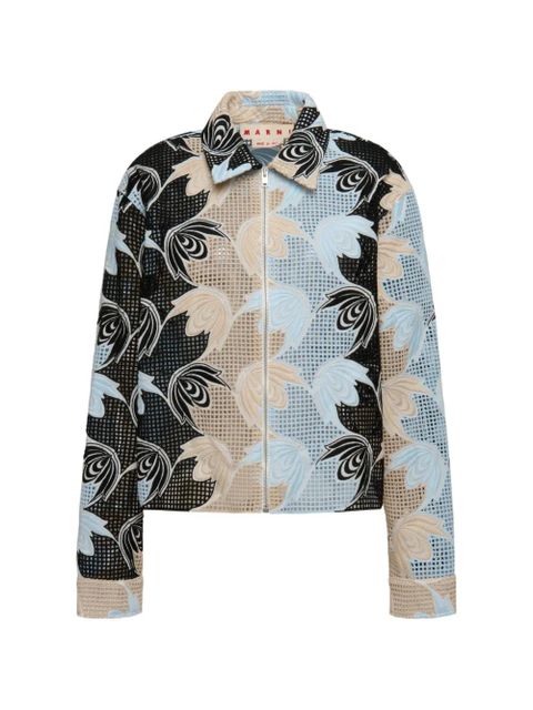 Marni embroidered broderie anglaise shirt - Black - zdjęcie produktu nr 1