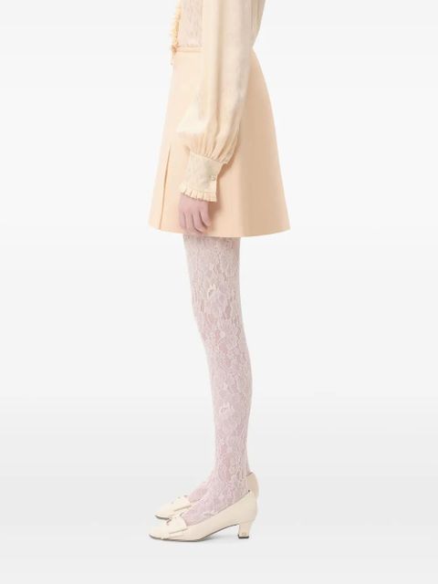Valentino Garavani mini Crepe Couture skirt - Neutrals