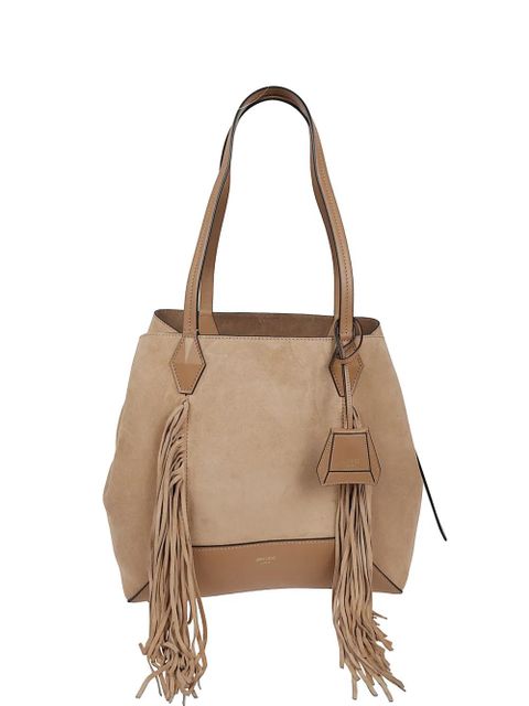Jimmy Choo fringed shoulder bag - Neutrals - zdjęcie produktu nr 1
