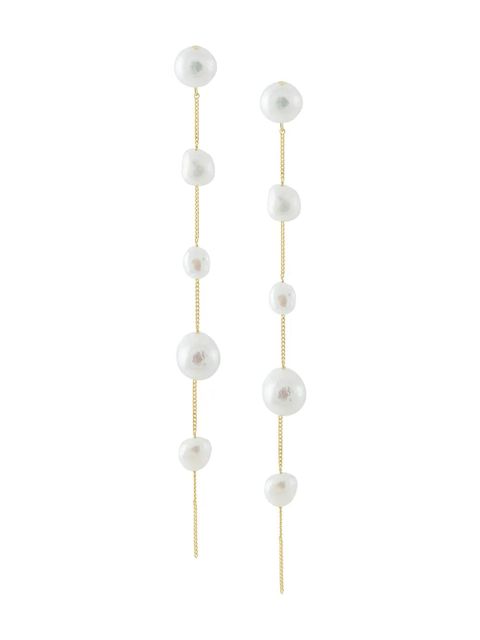 Cult Gaia Atum pearl drop earrings - White - zdjęcie produktu nr 1