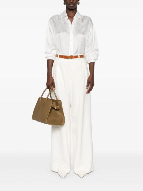 WARDROBE.NYC low-waisted tailored trousers - Neutrals - zdjęcie produktu nr 2
