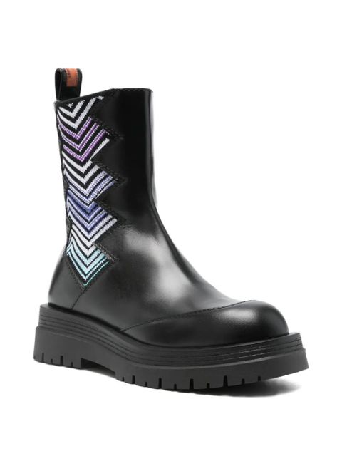 Missoni 50mm zigzag chelsea boots - Black - zdjęcie produktu nr 2