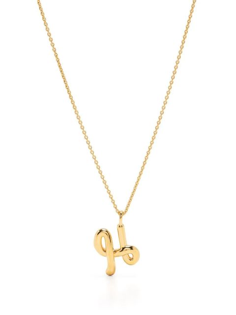Missoma Curly Molten initial pendant necklace - Gold - zdjęcie produktu nr 1