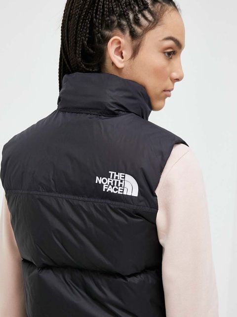 The North Face bezrękawnik 1996 RETRO NUPTSE VEST damski kolor czarny zimowy NF0A3XEPLE41
