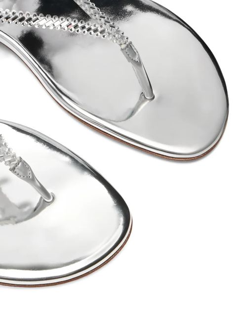 Casadei Josephine braided sandals - Silver