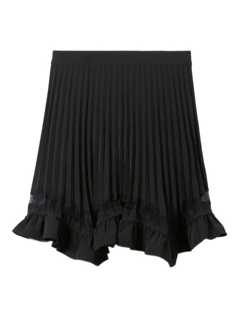 Claudie Pierlot pleated A-line short skirt - Black - zdjęcie produktu nr 1