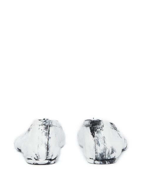 Maison Margiela Tabi New leather ballerina shoes - White