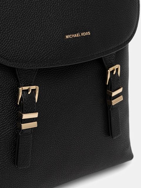 MICHAEL Michael Kors plecak skórzany QUINN damski kolor czarny duży gładki 30T5GQNB2L