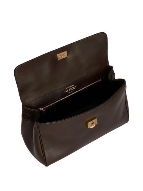 Dolce & Gabbana medium My Sicily top-handle tote bag - Brown - zdjęcie produktu nr 2