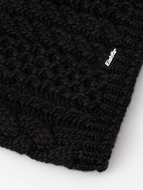 Eisbar komin z dodatkiem wełny Afra Loop kolor czarny gładki E80136