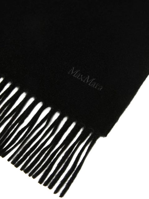 Max Mara fringed scarf - Black - zdjęcie produktu nr 2