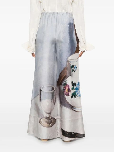 Nanushka Milon flared trousers - Grey