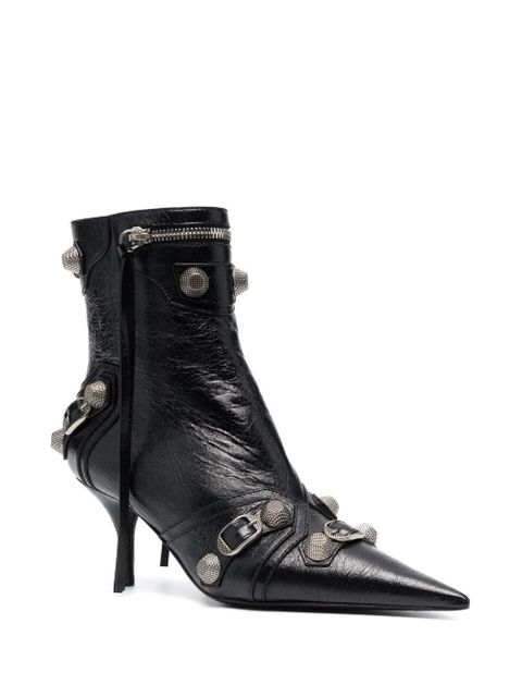 Balenciaga Cagole buckle-detail 70mm ankle boots - Black - zdjęcie produktu nr 2