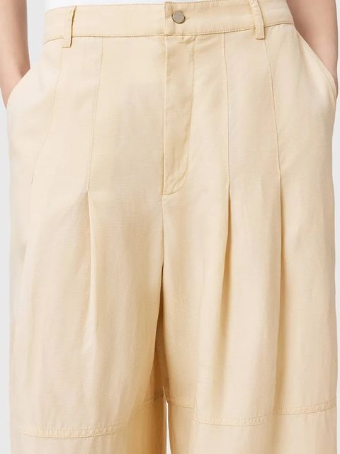 AllSaints spodnie z dodatkiem lnu SHERELL