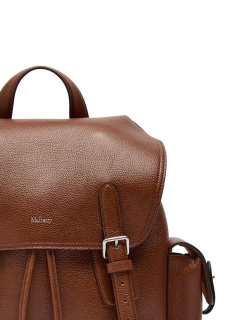 Mulberry buckle leather backpack - Brown - zdjęcie produktu nr 2