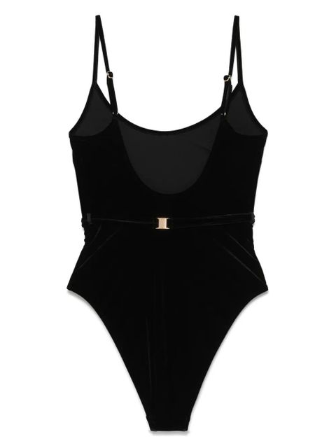 ZIMMERMANN Rhiannon velvet swimsuit - Black - zdjęcie produktu nr 2