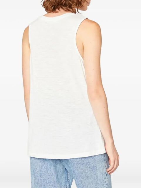 American Vintage Jacksonville scoop-neck tank top - White
