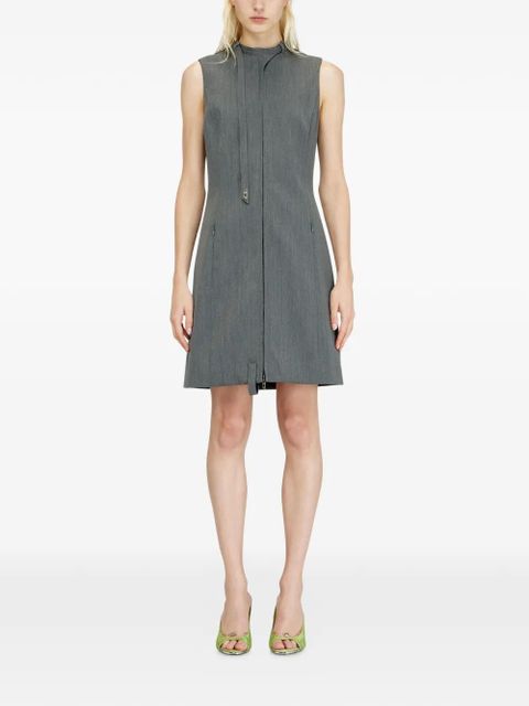 Diesel D-Ruvan sleeveless zip mini dress - Grey - zdjęcie produktu nr 2