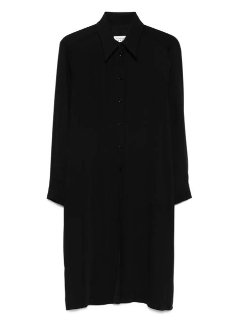 MM6 Maison Margiela long-sleeved long shirt - Black - zdjęcie produktu nr 1