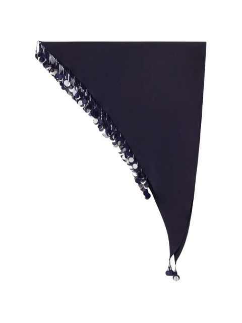 ISABEL MARANT Layla sequin-embellished scarf - Blue - zdjęcie produktu nr 1