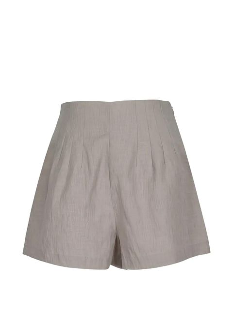 STAUD pleated shorts - Neutrals - zdjęcie produktu nr 1