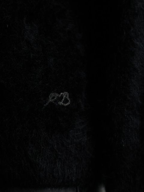 Rag & Bone sweter kaszmirowy damski kolor czarny z półgolfem RG6325F6MCA