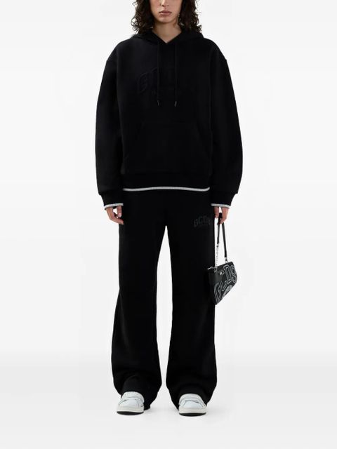 GCDS logo-print track pants - Black