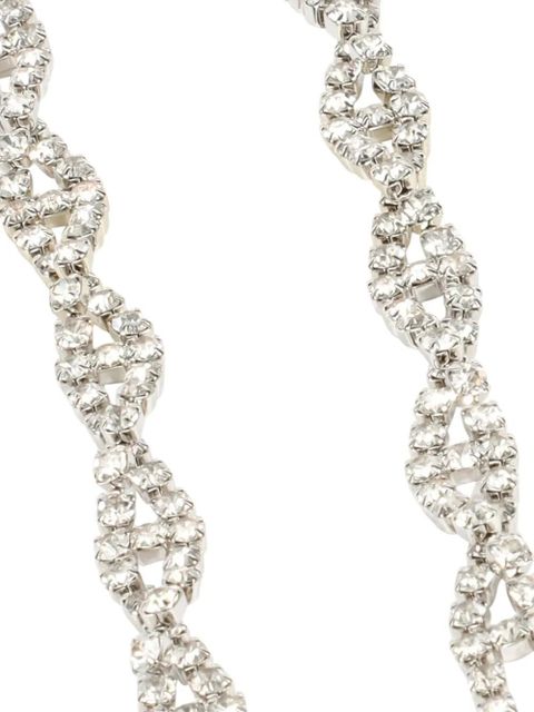 Balenciaga Riviera embellished drop earrings - Silver