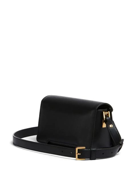 Marni mini Trunkaroo leather shoulder bag - Black
