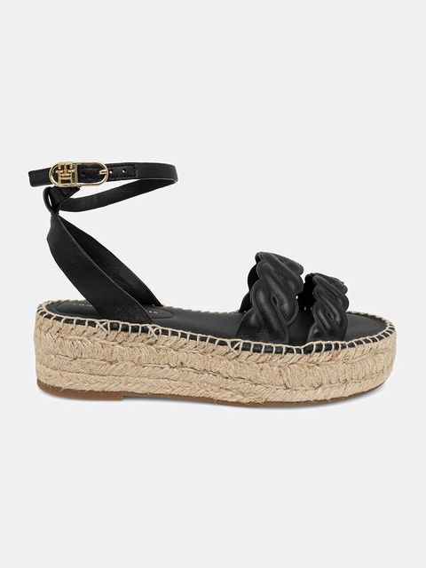 Tommy Hilfiger sandały skórzane LEATHER ROPE REAL ESPAD SANDAL - zdjęcie produktu nr 2