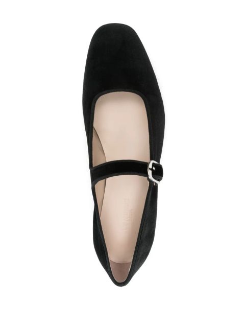 Le Monde Beryl velvet ballet flats - Black
