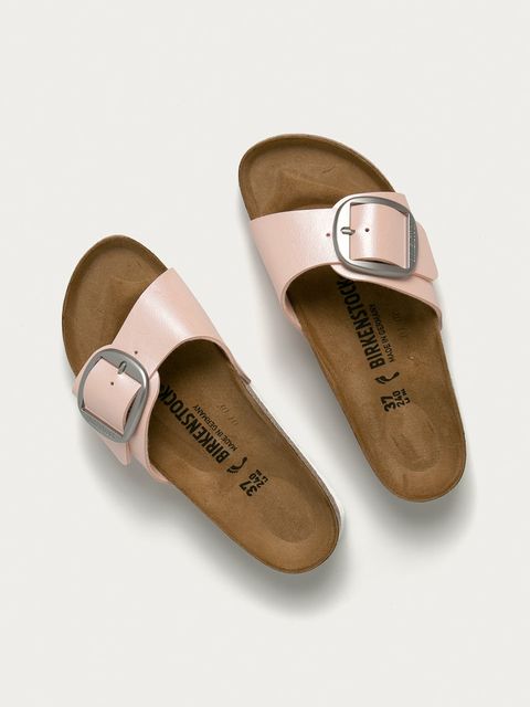 Birkenstock klapki na płaskim obcasie damskie - zdjęcie produktu nr 1