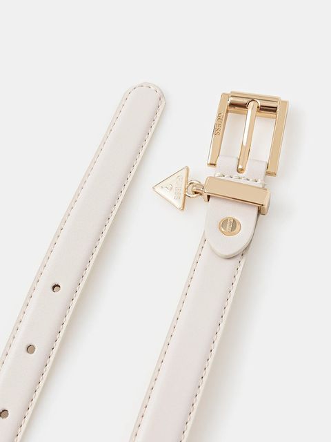 Guess pasek QUEENSLAND damski kolor beżowy BW9254 P5325 - zdjęcie produktu nr 2