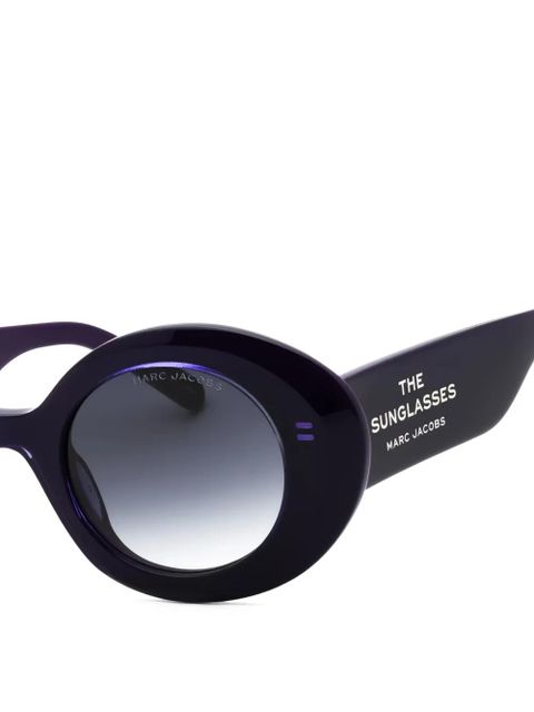 Marc Jacobs oval-frame sunglasses - Purple - zdjęcie produktu nr 2