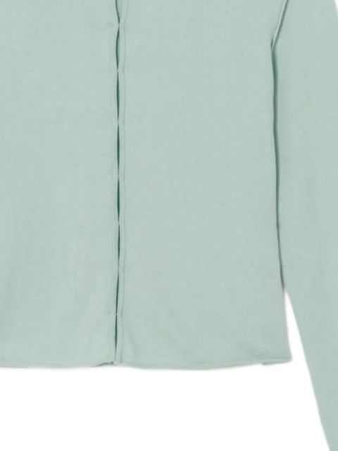 RE/DONE The Sol crew-neck cardigan - Green - zdjęcie produktu nr 2