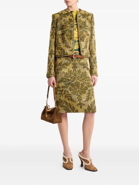 ETRO jacquard basketweave skirt - Neutrals - zdjęcie produktu nr 2