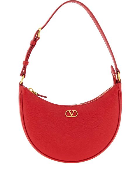 Valentino Garavani mini VLogo leather shoulder bag - Red - zdjęcie produktu nr 1