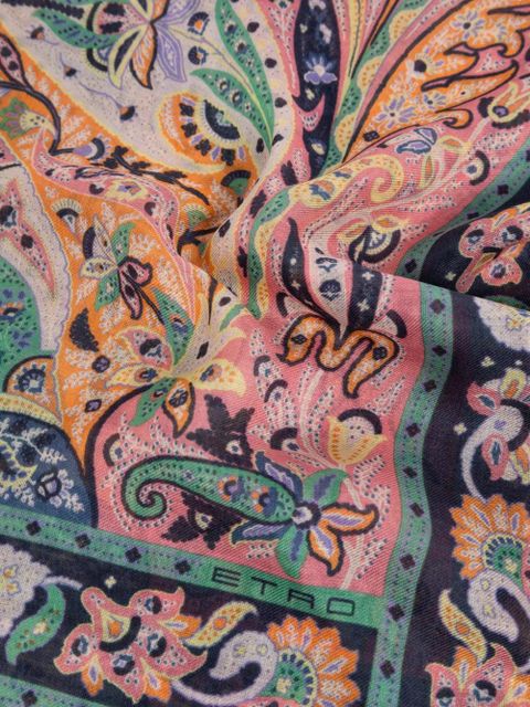 ETRO paisley scarf - Blue