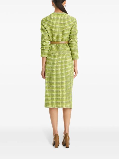 Tory Burch Kendra jacquard cardigan - Green