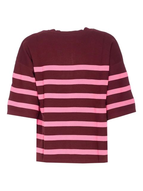 Essentiel Antwerp striped crew-neck T-shirt - Red