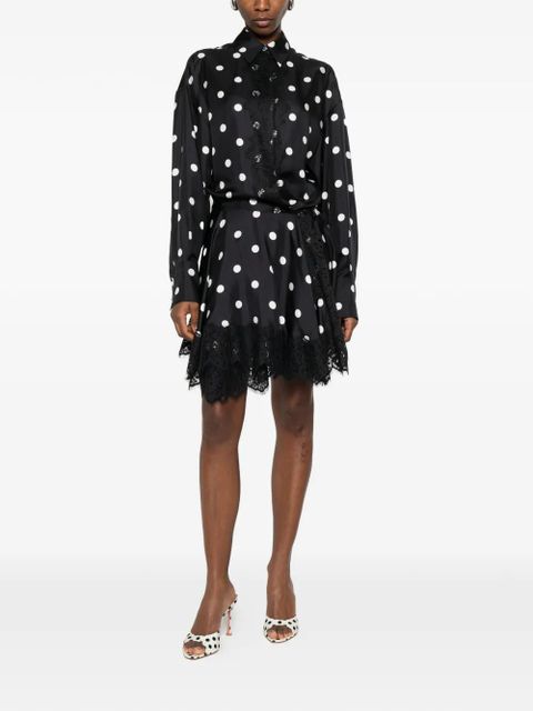 Sportmax polka dot lace dress - Black - zdjęcie produktu nr 2