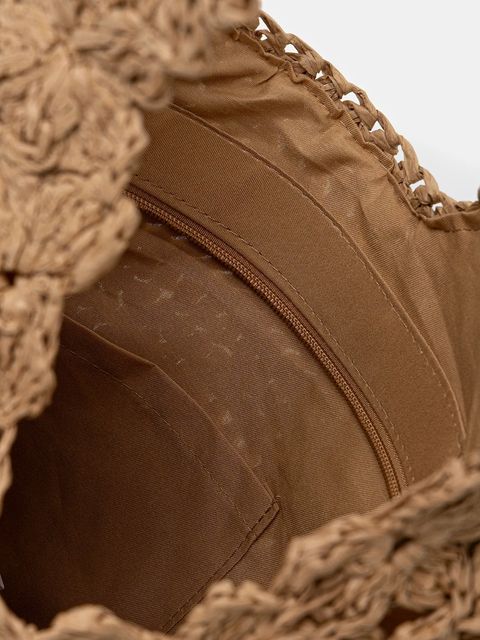 Answear.LAB kosz plażowy kolor brązowy