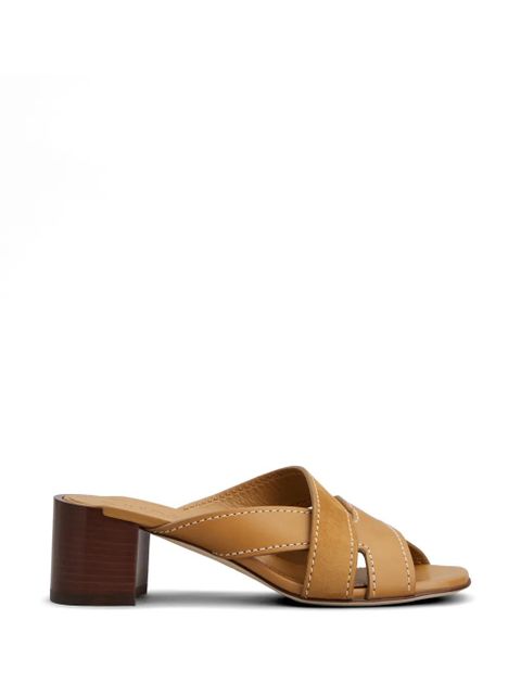 Tod's cross-strap sandals - Brown - zdjęcie produktu nr 1