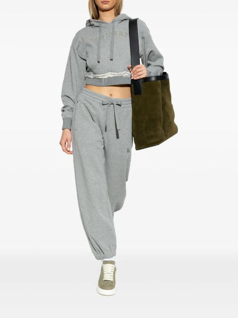 Alexander McQueen Oversized suede sneakers - Grey