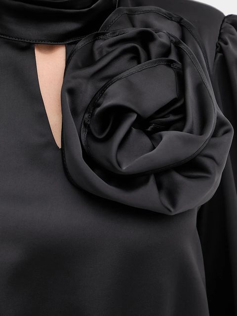 Fracomina sukienka kolor czarny mini rozkloszowana FR25WD1018W41101