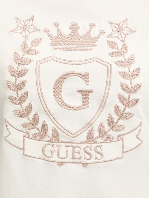Guess t-shirt MURIEL damski kolor beżowy V5BI08 J1314